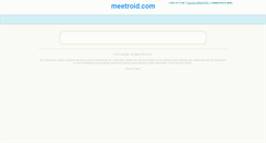 Desktop Screenshot of meetroid.com