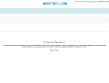 Tablet Screenshot of meetroid.com